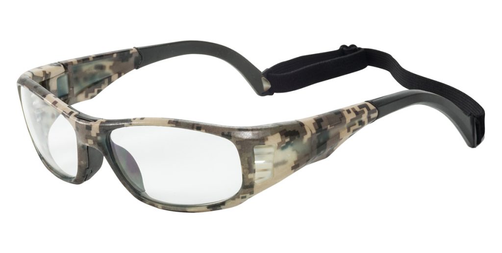 Rx safety glasses with strap